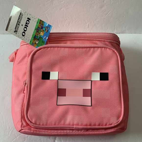 Minecraft Pig 9 Can Insulated Igloo Square Cooler NWT - Picture 2 of 10